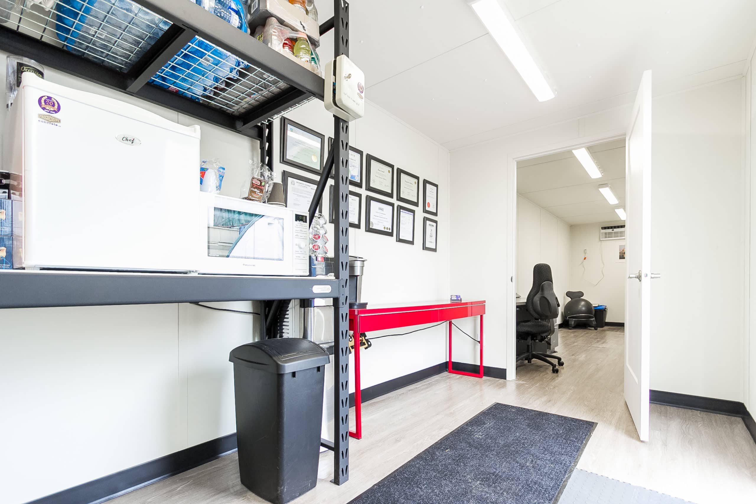 40’HC Office CUBE – Vinyl Drywall Finished - Charlie Container Crew Pty Ltd