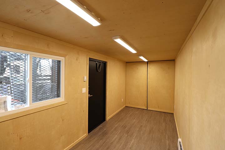 20’ Office CUBE – Wood Finished - Charlie Container Crew Pty Ltd
