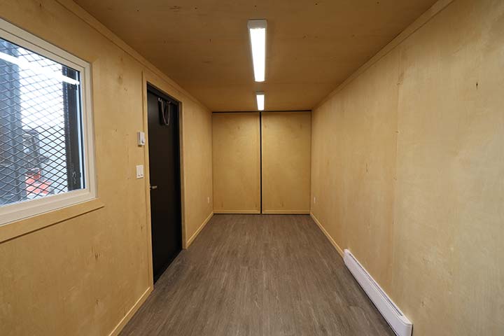 20’ Office CUBE – Wood Finished - Charlie Container Crew Pty Ltd