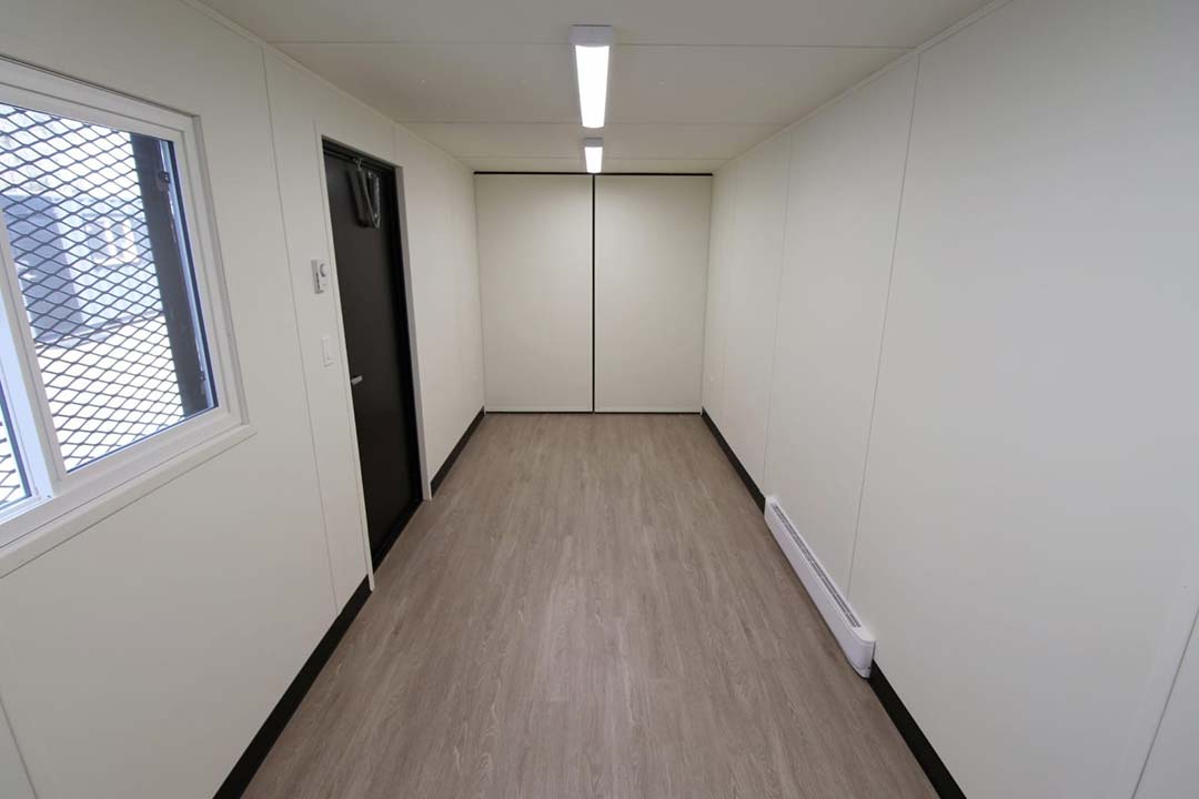 20’ Office CUBE – Vinyl Drywall Finished - Charlie Container Crew Pty Ltd