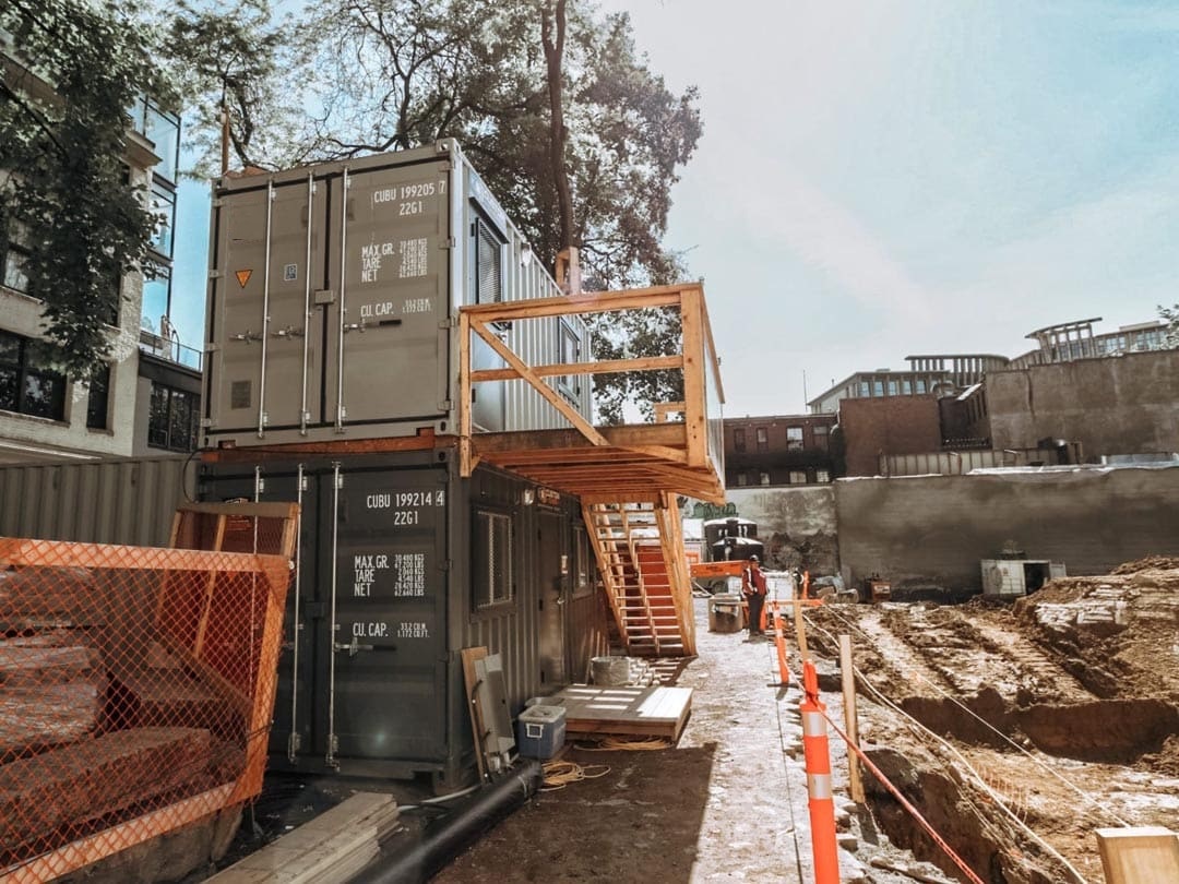 20’ Office CUBE – Vinyl Drywall Finished - Charlie Container Crew Pty Ltd