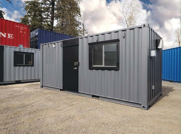 20’ Office CUBE – Vinyl Drywall Finished - Charlie Container Crew Pty Ltd