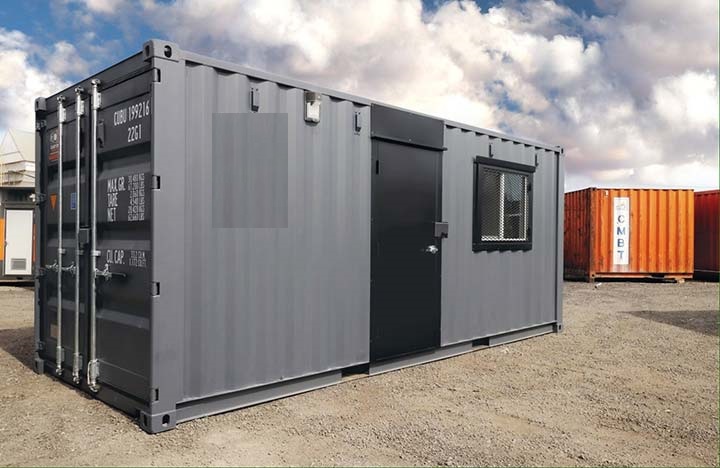 20’ Office CUBE – Vinyl Drywall Finished - Charlie Container Crew Pty Ltd