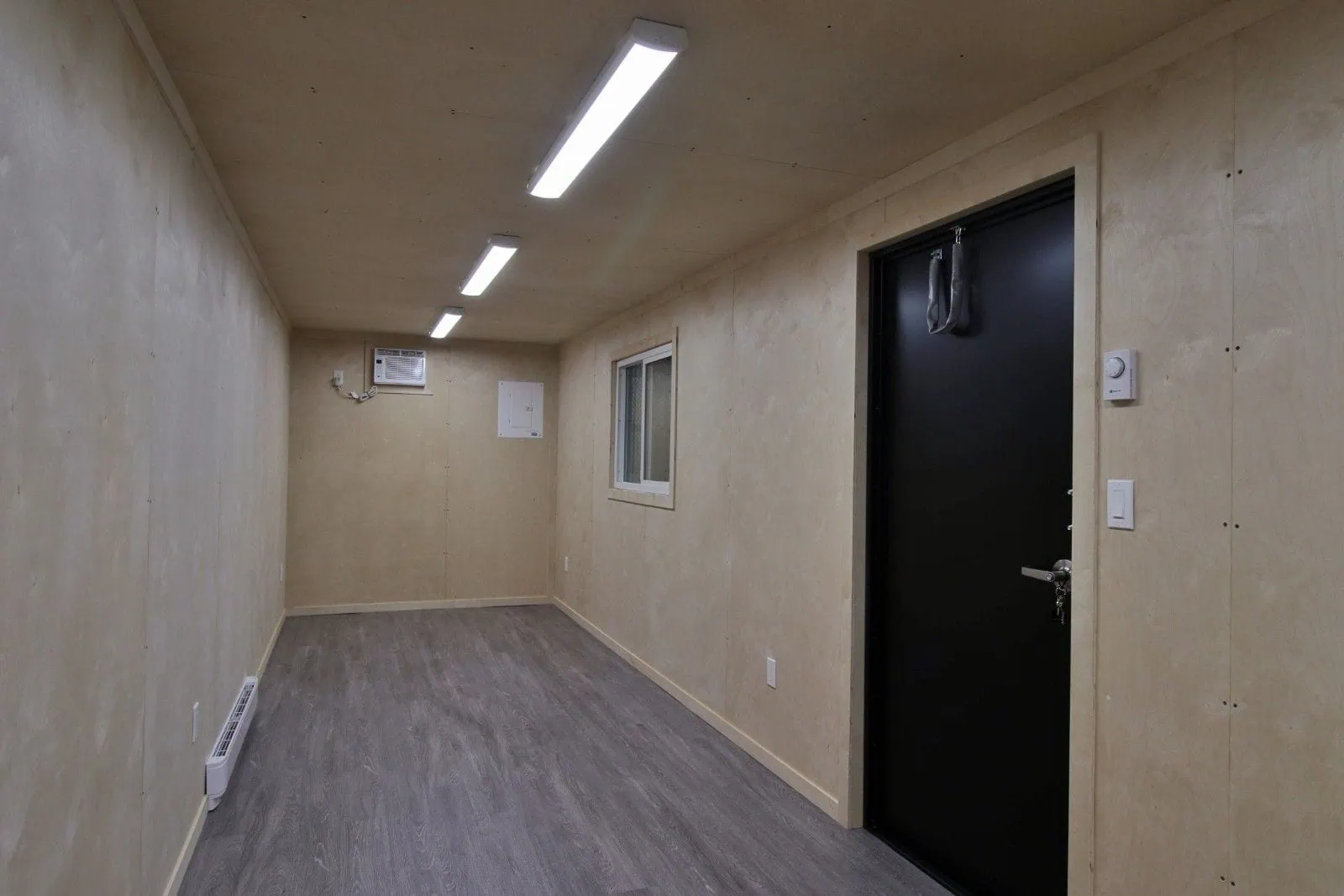 40’ Office CUBE – Wood Finished - Charlie Container Crew Pty Ltd