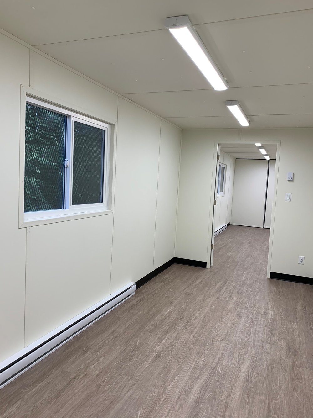 40’HC Office CUBE – Vinyl Drywall Finished - Charlie Container Crew Pty Ltd