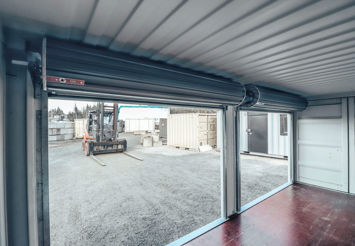 20′ Shipping Container + (2)  8′ Rollup Doors - Charlie Container Crew Pty Ltd