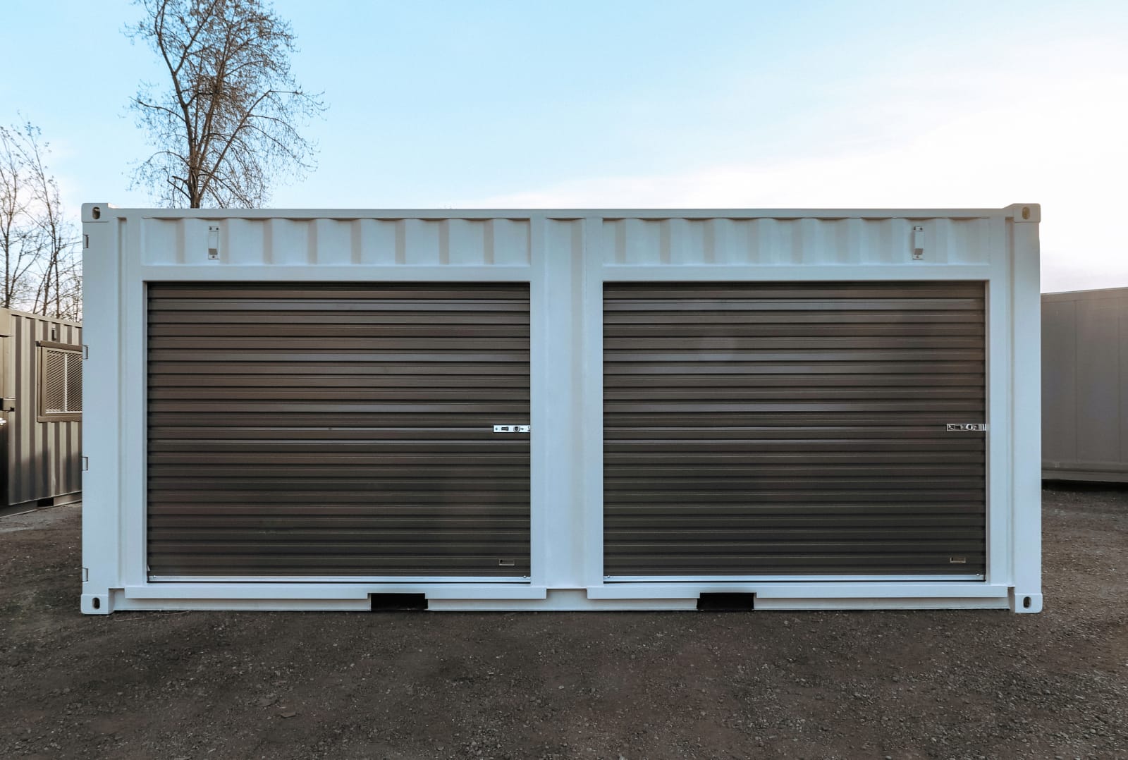 20′ Shipping Container + (2)  8′ Rollup Doors - Charlie Container Crew Pty Ltd