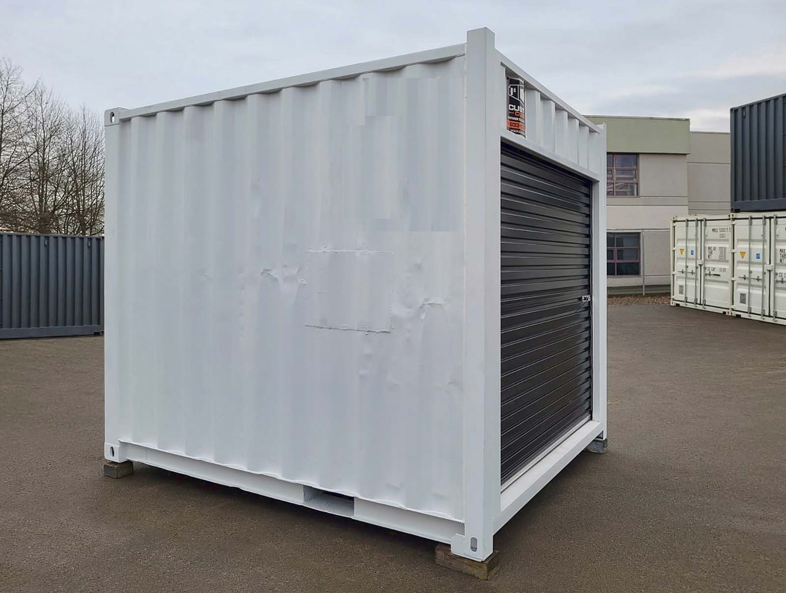 10’ “Cut Down” Used Container + Rollup - Charlie Container Crew Pty Ltd
