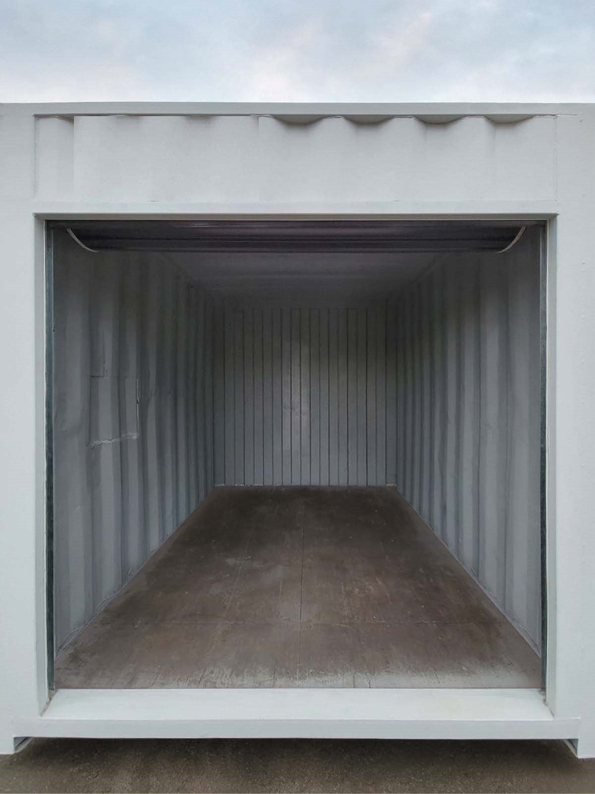 10’ “Cut Down” Used Container + Rollup - Charlie Container Crew Pty Ltd