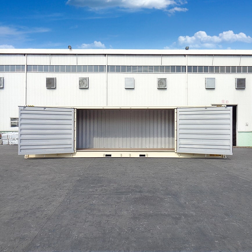 40’HC New (1-trip) “Openside” Shipping Container - Charlie Container Crew Pty Ltd