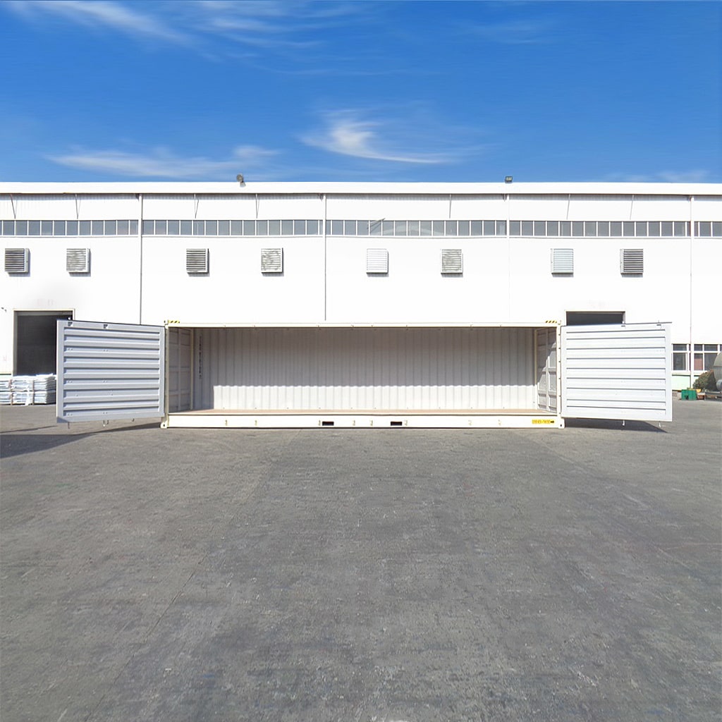 40’HC New (1-trip) “Openside” Shipping Container - Charlie Container Crew Pty Ltd