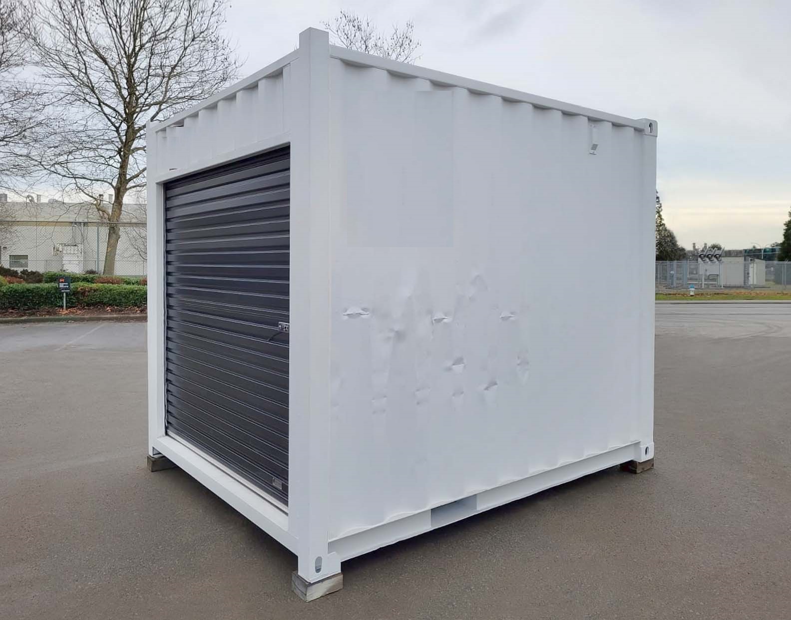 10’ “Cut Down” Used Container + Rollup - Charlie Container Crew Pty Ltd