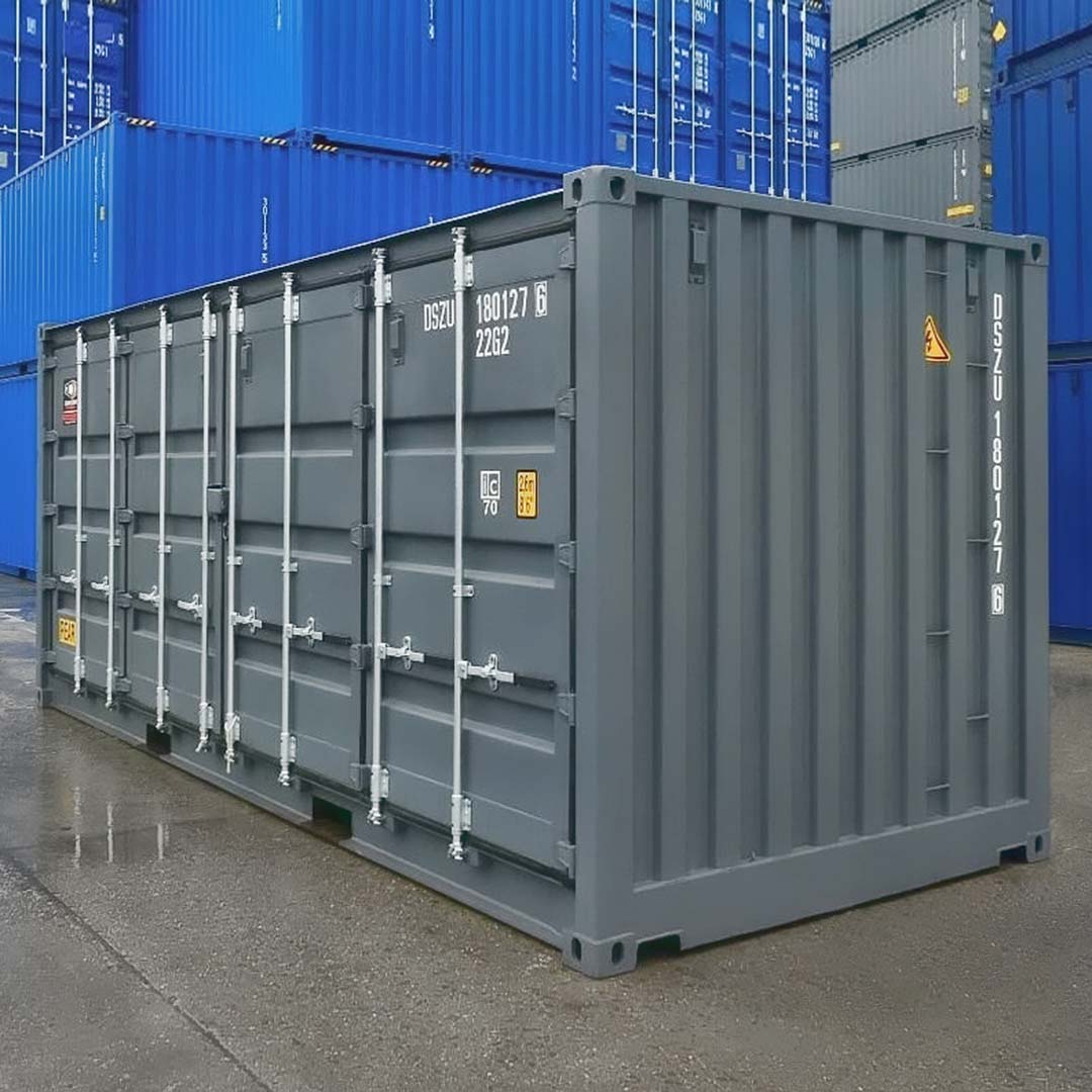 20’ New (1-trip) “Openside” Shipping Container - Charlie Container Crew Pty Ltd