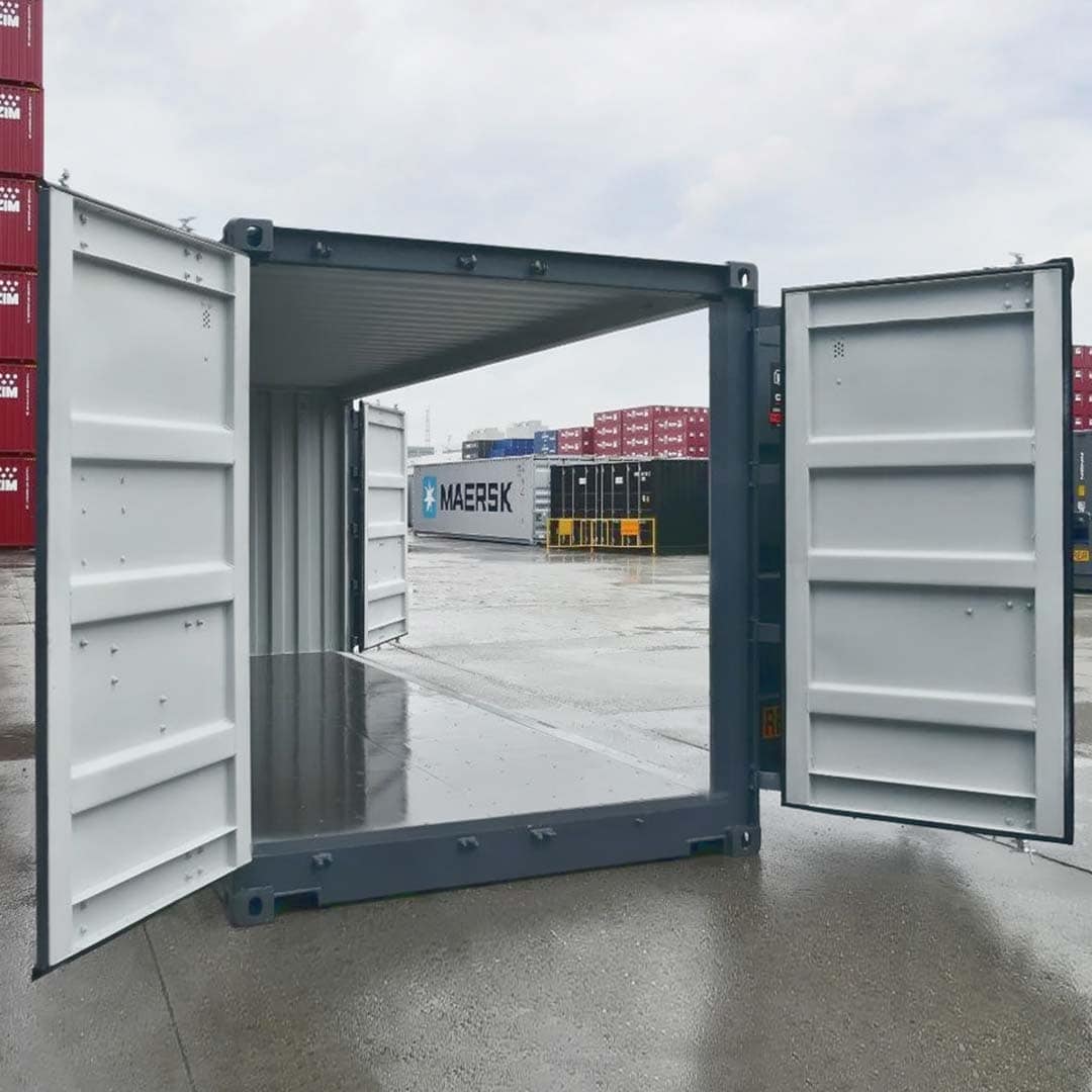 20’ New (1-trip) “Openside” Shipping Container - Charlie Container Crew Pty Ltd