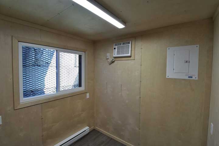 7′ Office Container + Storage Locker - Charlie Container Crew Pty Ltd