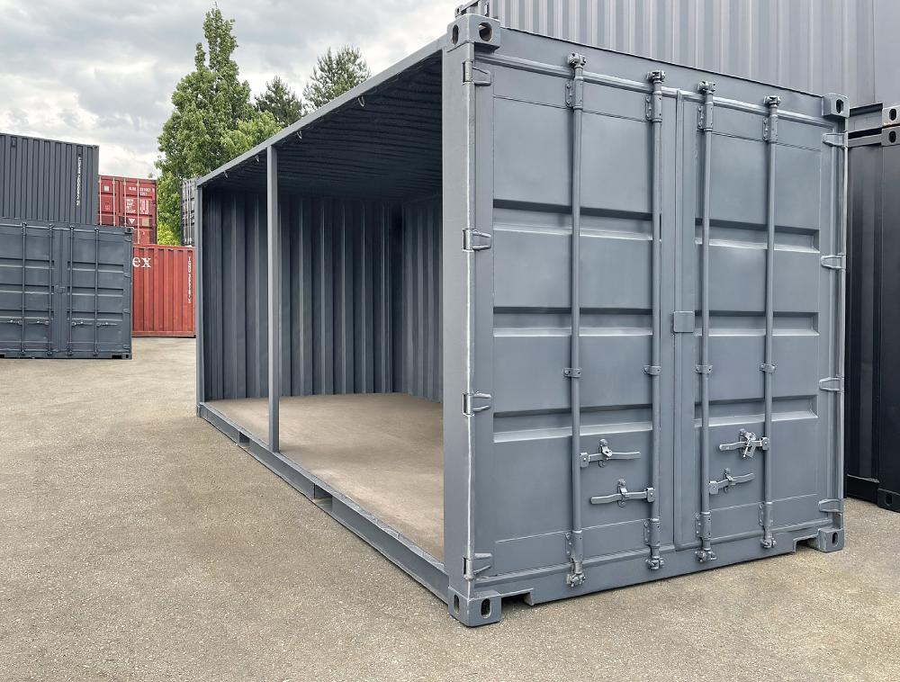 20’ Used “Open Face” Shipping Container - Charlie Container Crew Pty Ltd
