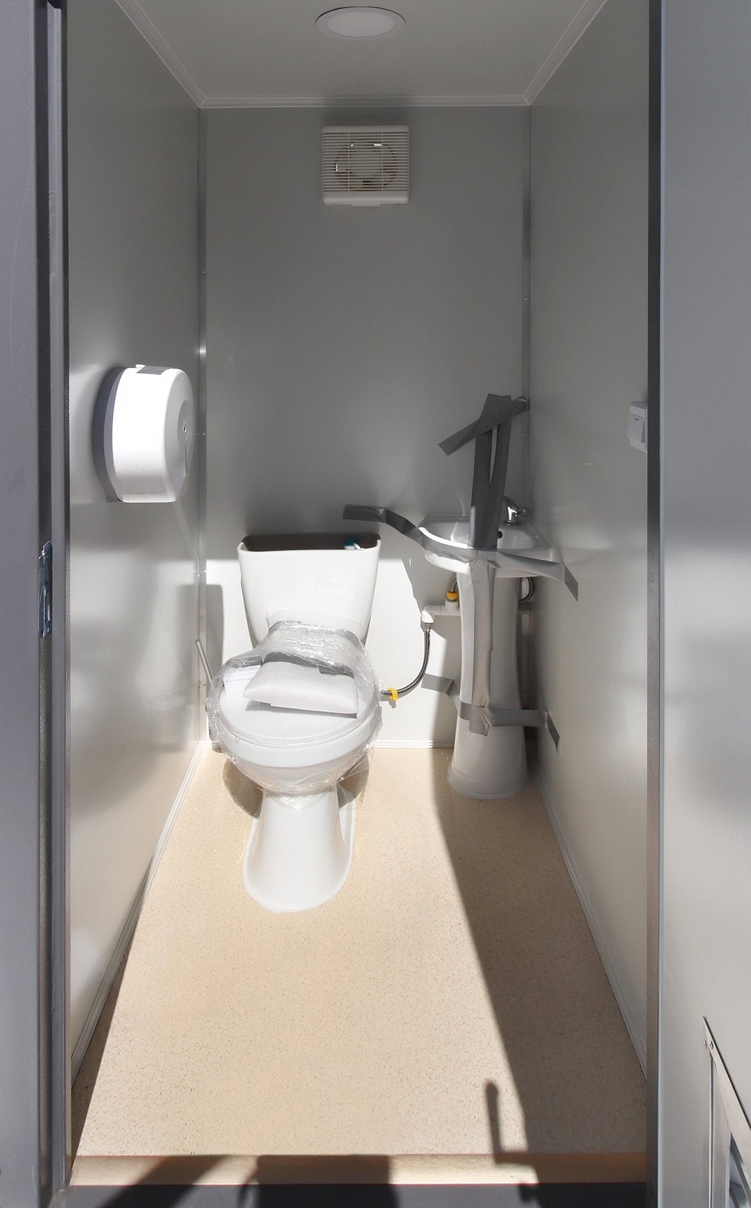 M&B | Double Stall Portable Washroom - Charlie Container Crew Pty Ltd