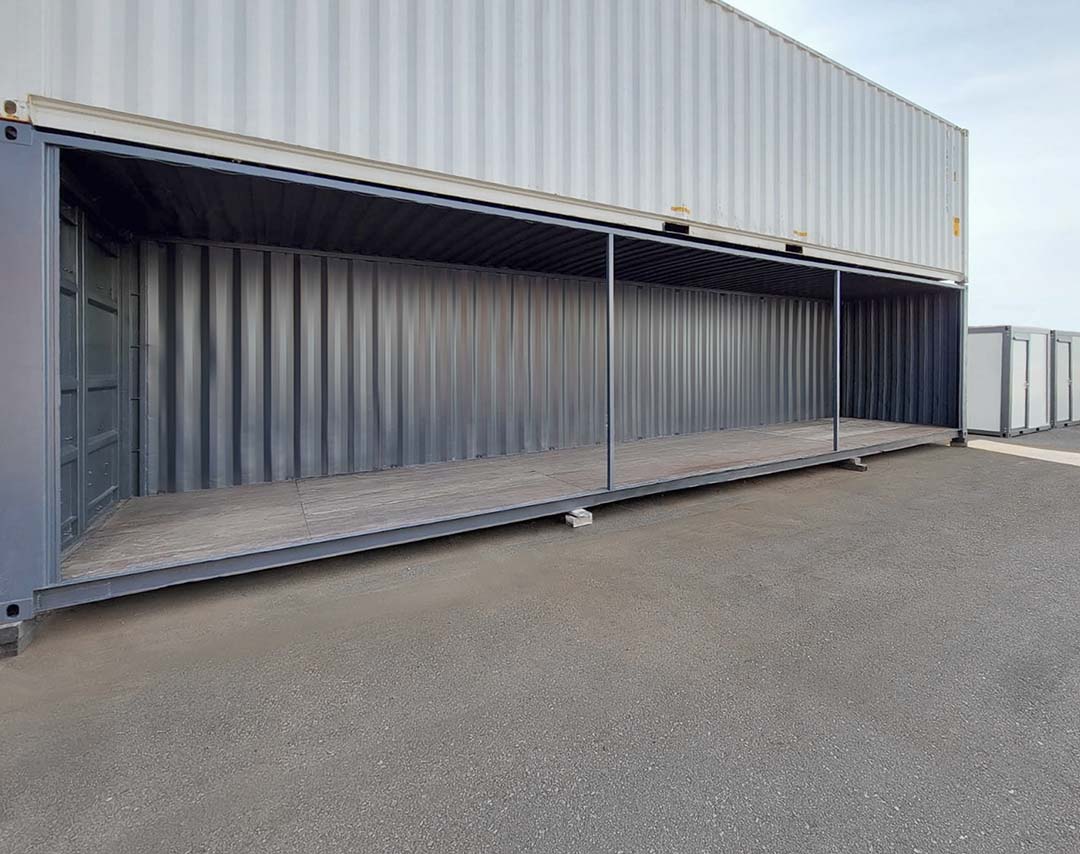 40’HC Used “Open Face” Shipping Container - Charlie Container Crew Pty Ltd