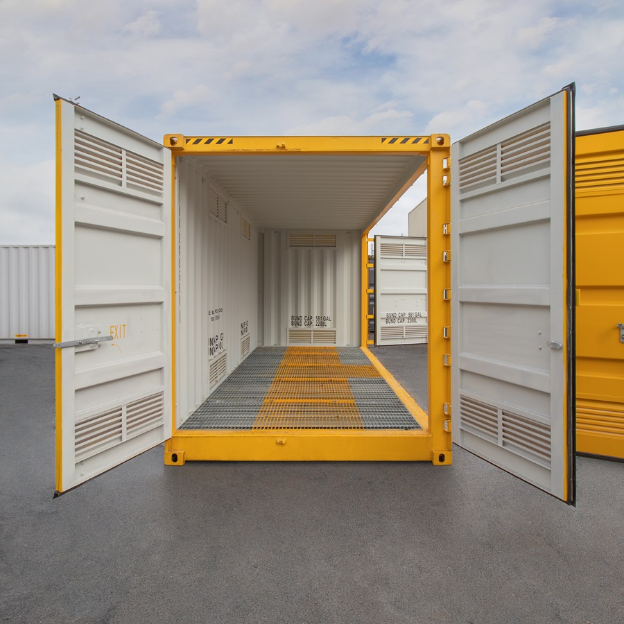 20’HC Openside Containment Cube - Charlie Container Crew Pty Ltd