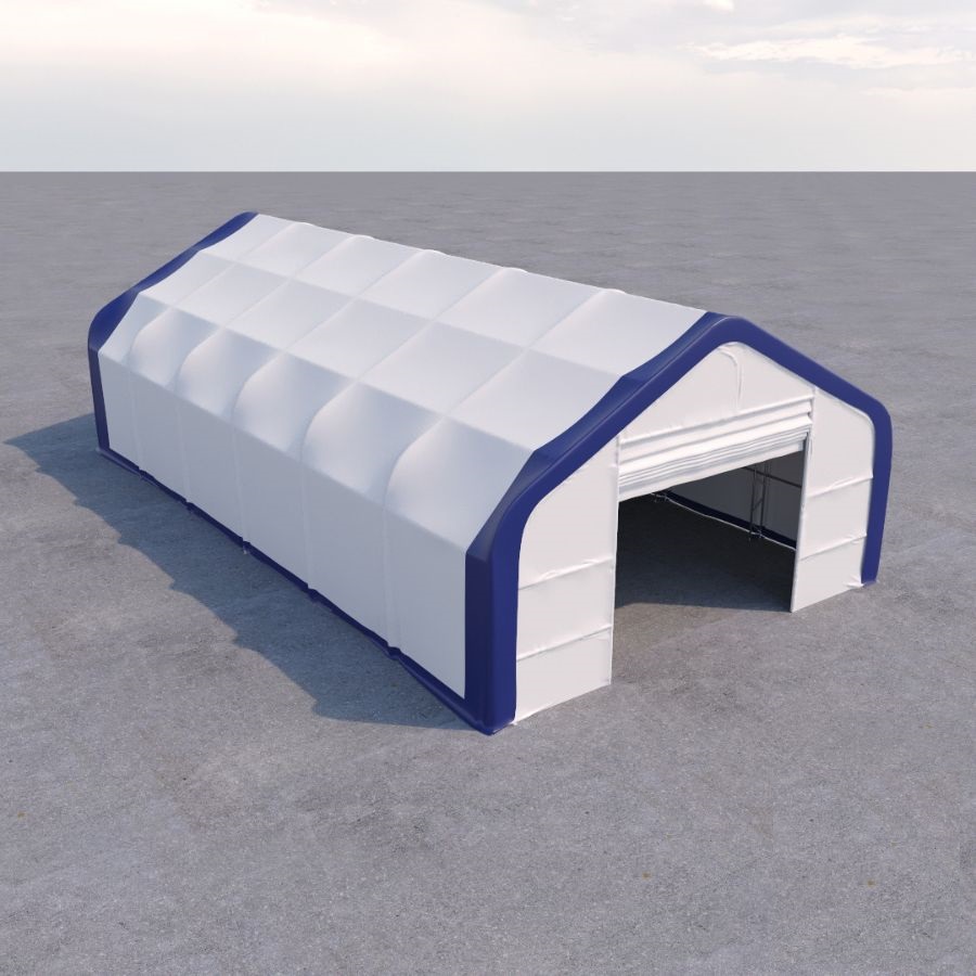 Dual Truss Storage Shelter (30′ x 60′ x 20′) - Charlie Container Crew Pty Ltd