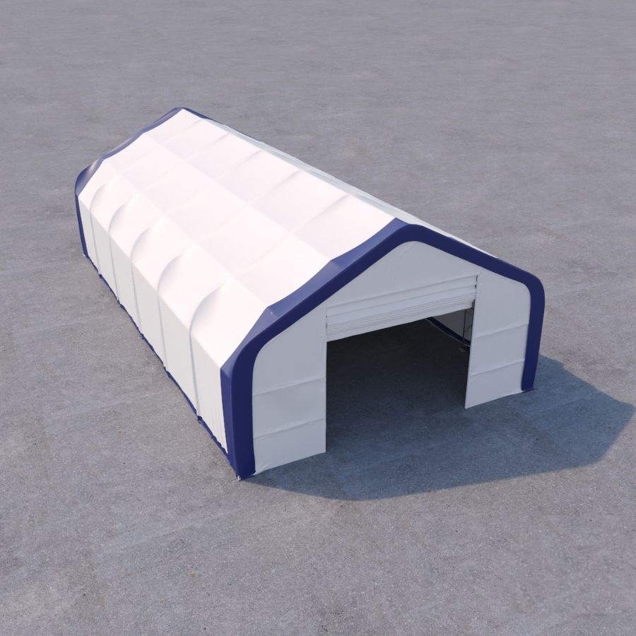 Dual Truss Storage Shelter (30′ x 60′ x 20′) - Charlie Container Crew Pty Ltd