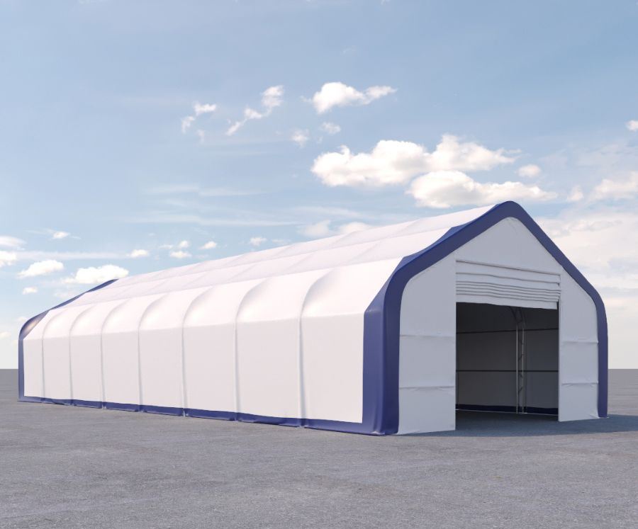 Dual Truss Storage Shelter (30′ x 80′ x 20′) - Charlie Container Crew Pty Ltd