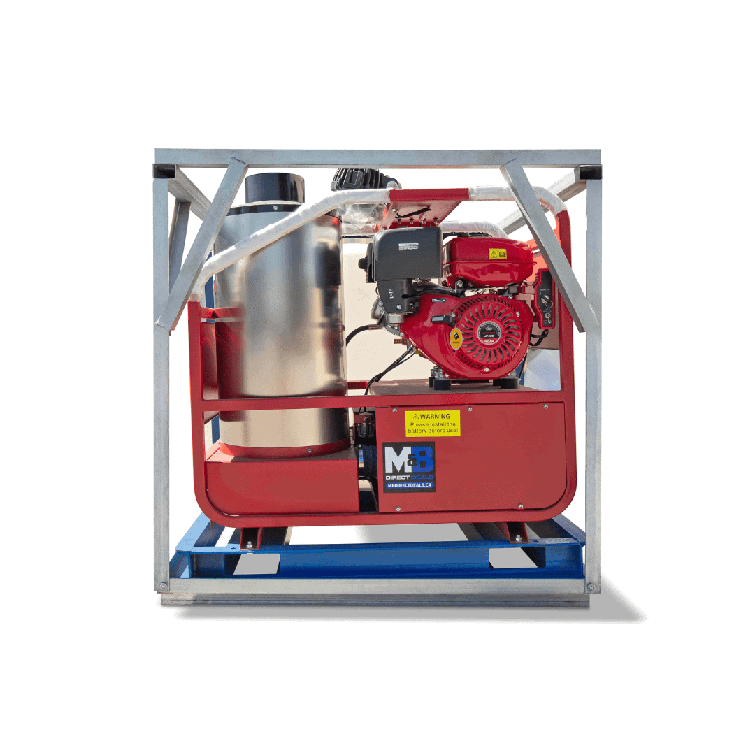 M&B | 4000 PSI Self Contained Hot Water Pressure Washer - Charlie Container Crew Pty Ltd