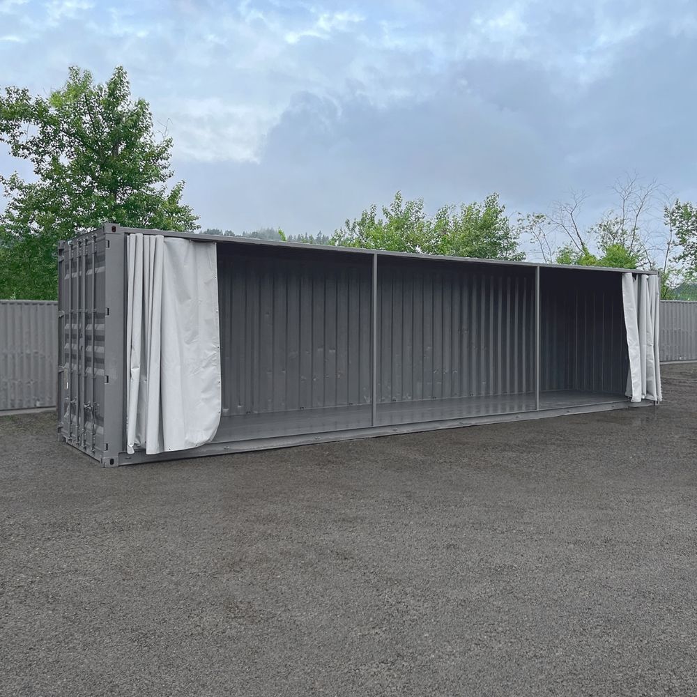 40’HC Open-Face w/Tarp System - Charlie Container Crew Pty Ltd