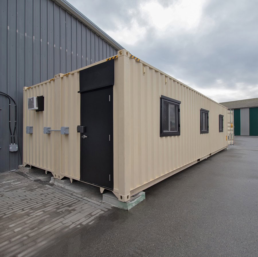 40’ x 16’ Extra Wide Site Office - Charlie Container Crew Pty Ltd