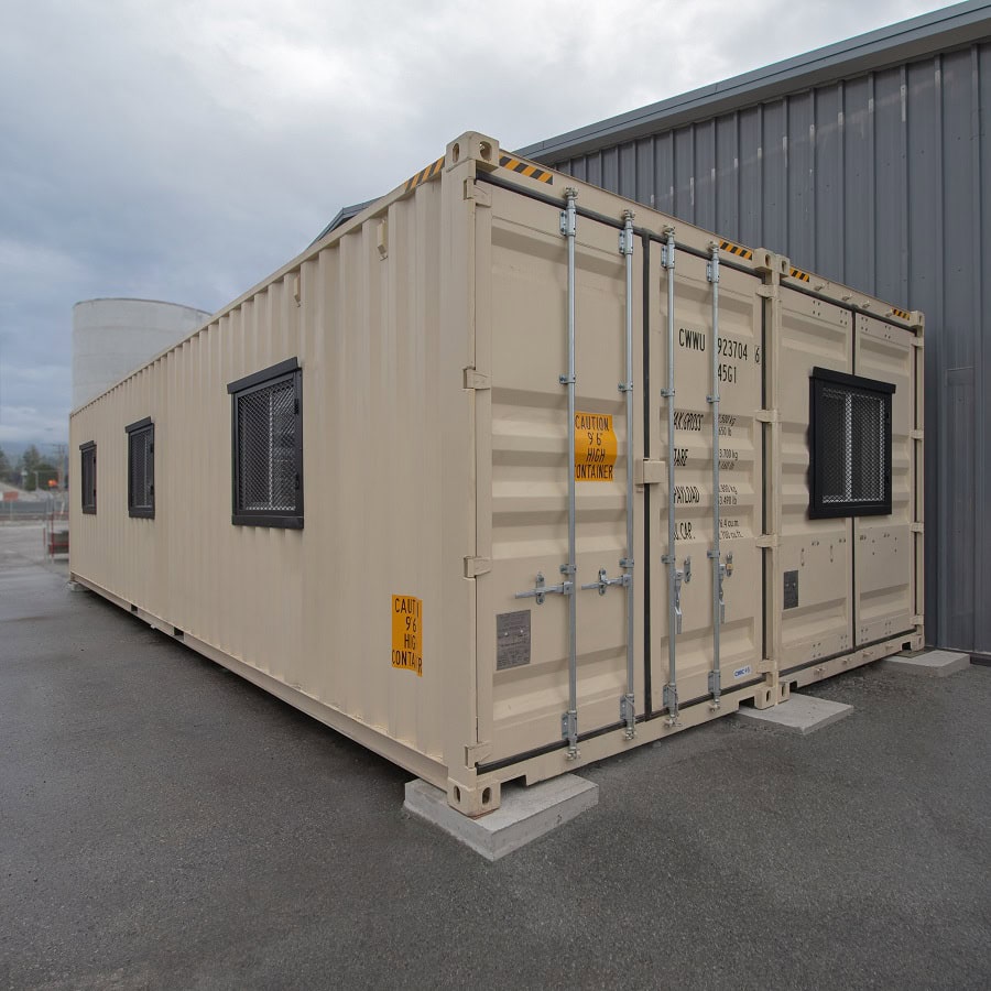 40’ x 16’ Extra Wide Site Office - Charlie Container Crew Pty Ltd