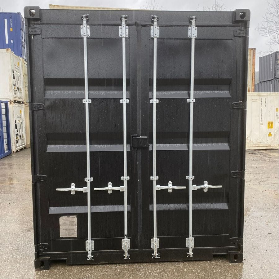 20’HC New (1-Trip) Shipping Container – Painted Black - Charlie Container Crew Pty Ltd