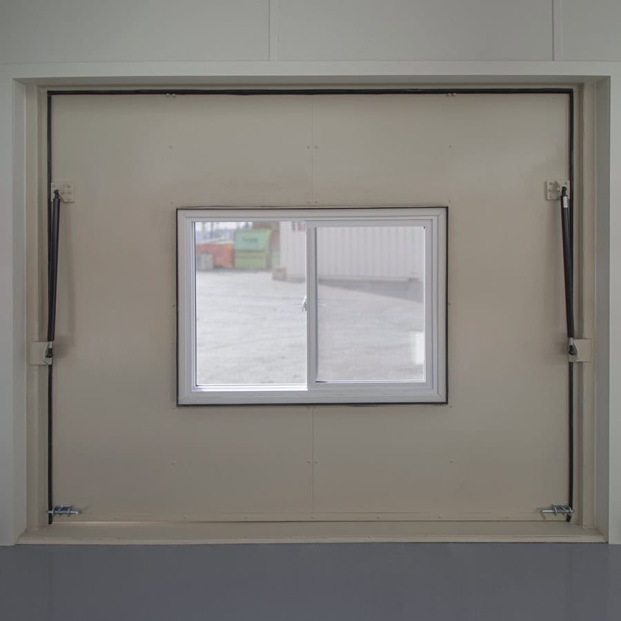 40’ Art Studio w/Flip up Doors - Charlie Container Crew Pty Ltd