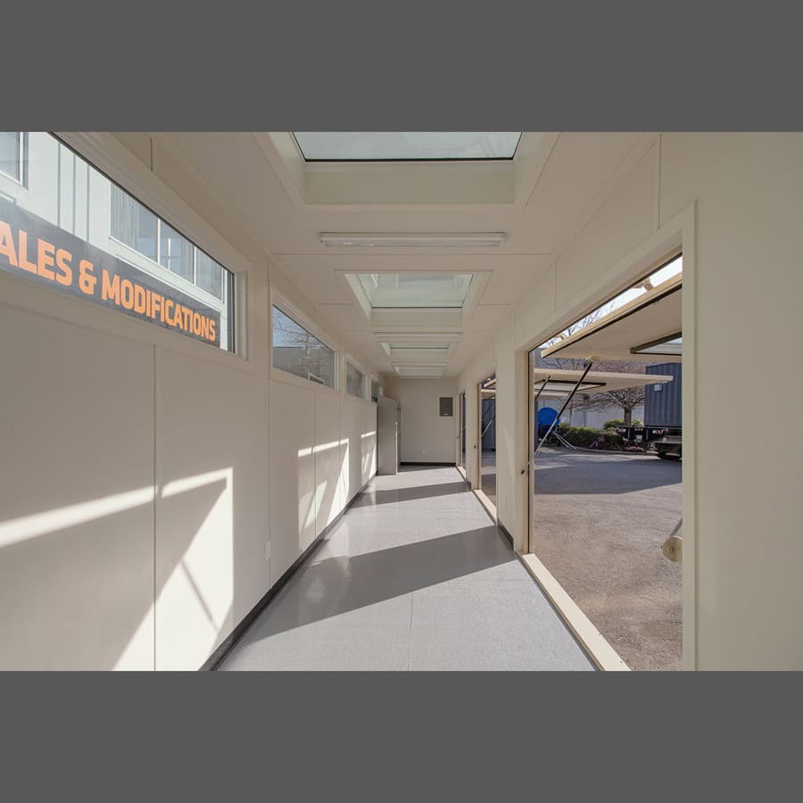 40’ Art Studio w/Flip up Doors - Charlie Container Crew Pty Ltd