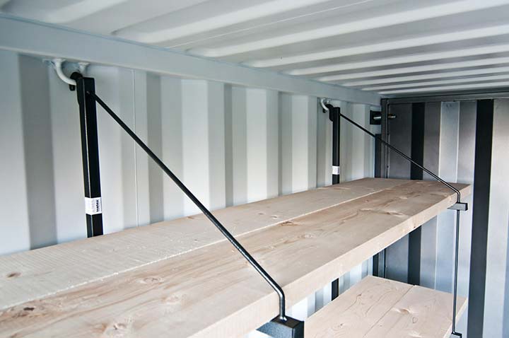 INSTA Shelving Brackets - Charlie Container Crew Pty Ltd