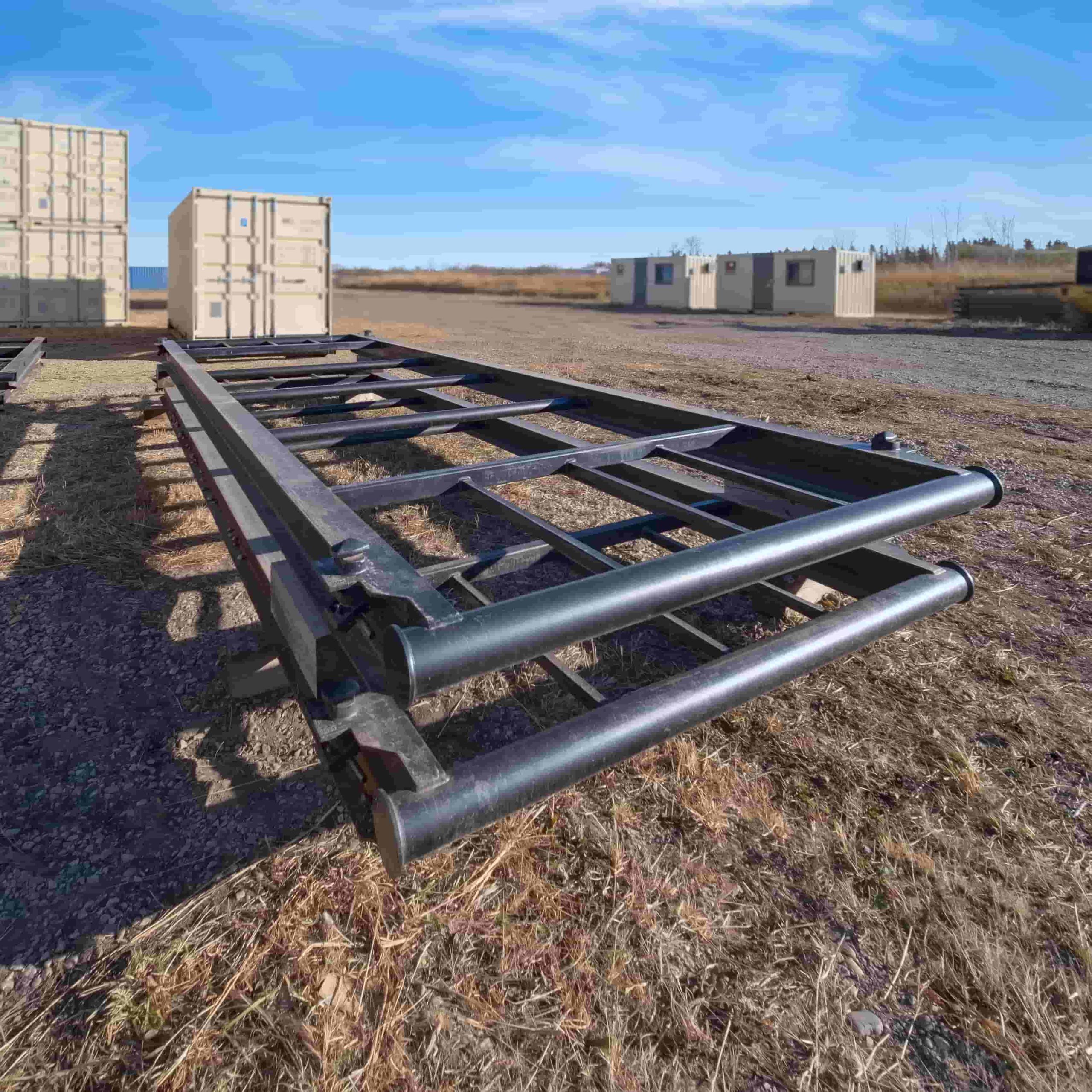 20’ Container skid w/ twist locks “Non-Grated” - Charlie Container Crew Pty Ltd