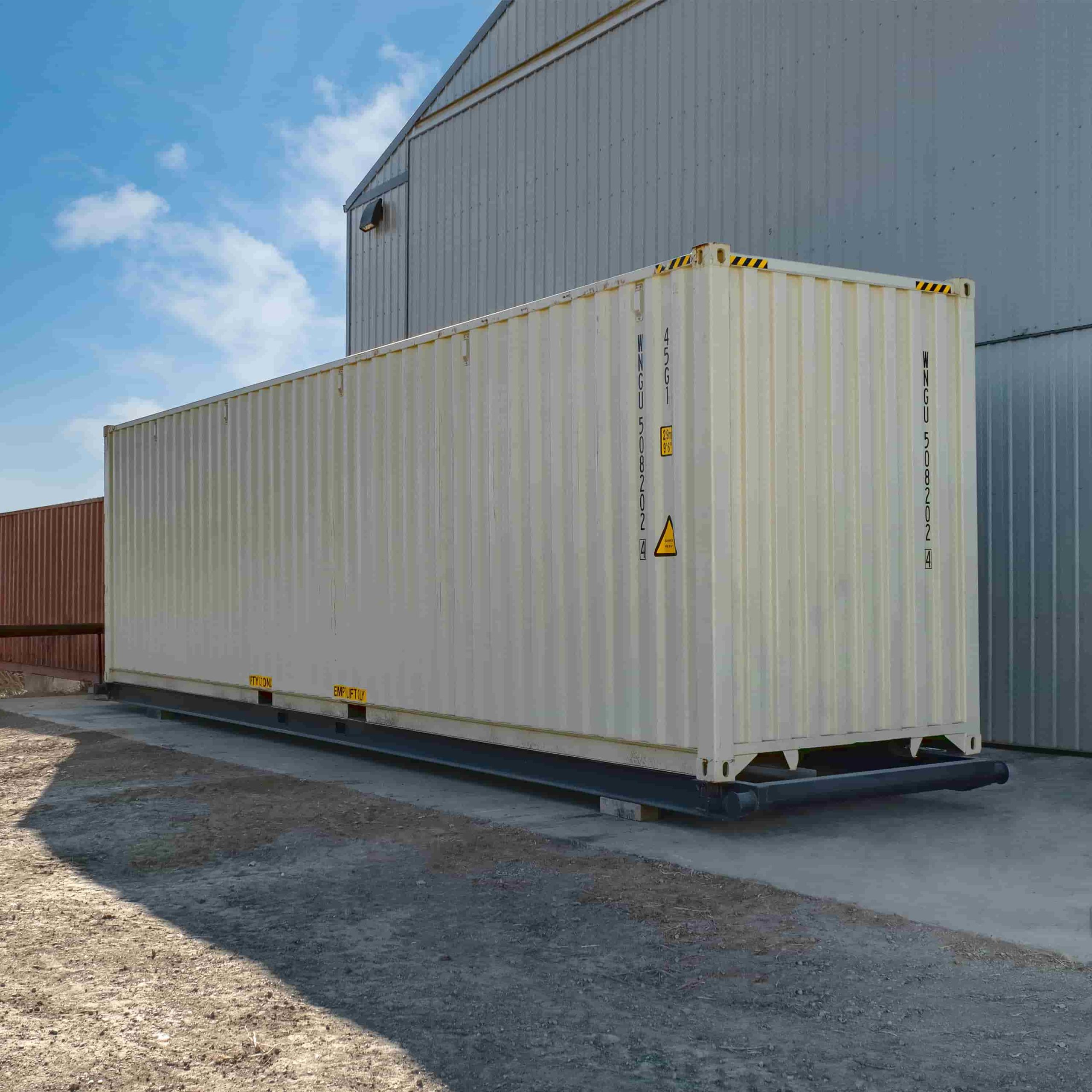 40’ Container skid w/ twist lock “Non Grated” - Charlie Container Crew Pty Ltd