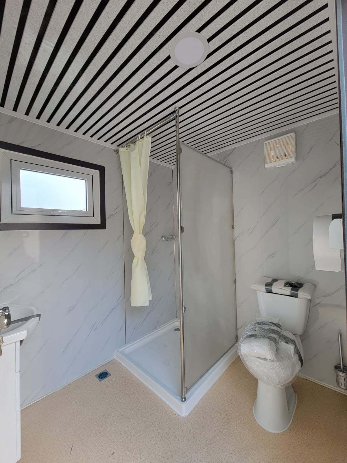 M&B | Portable Washroom + Shower - Charlie Container Crew Pty Ltd