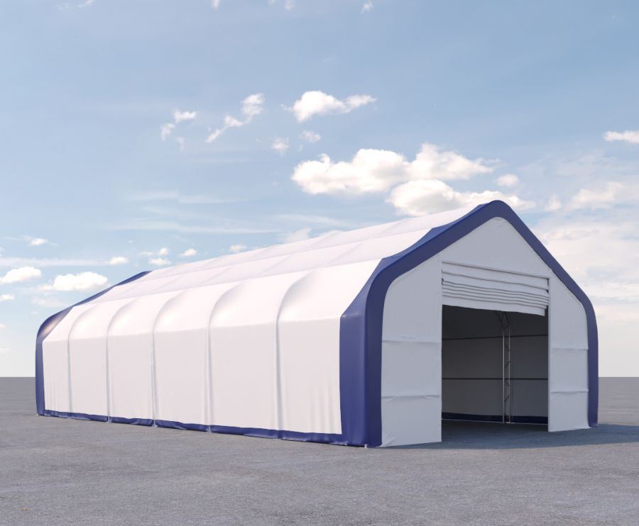 Dual Truss Storage Shelter (30′ x 60′ x 20′) - Charlie Container Crew Pty Ltd