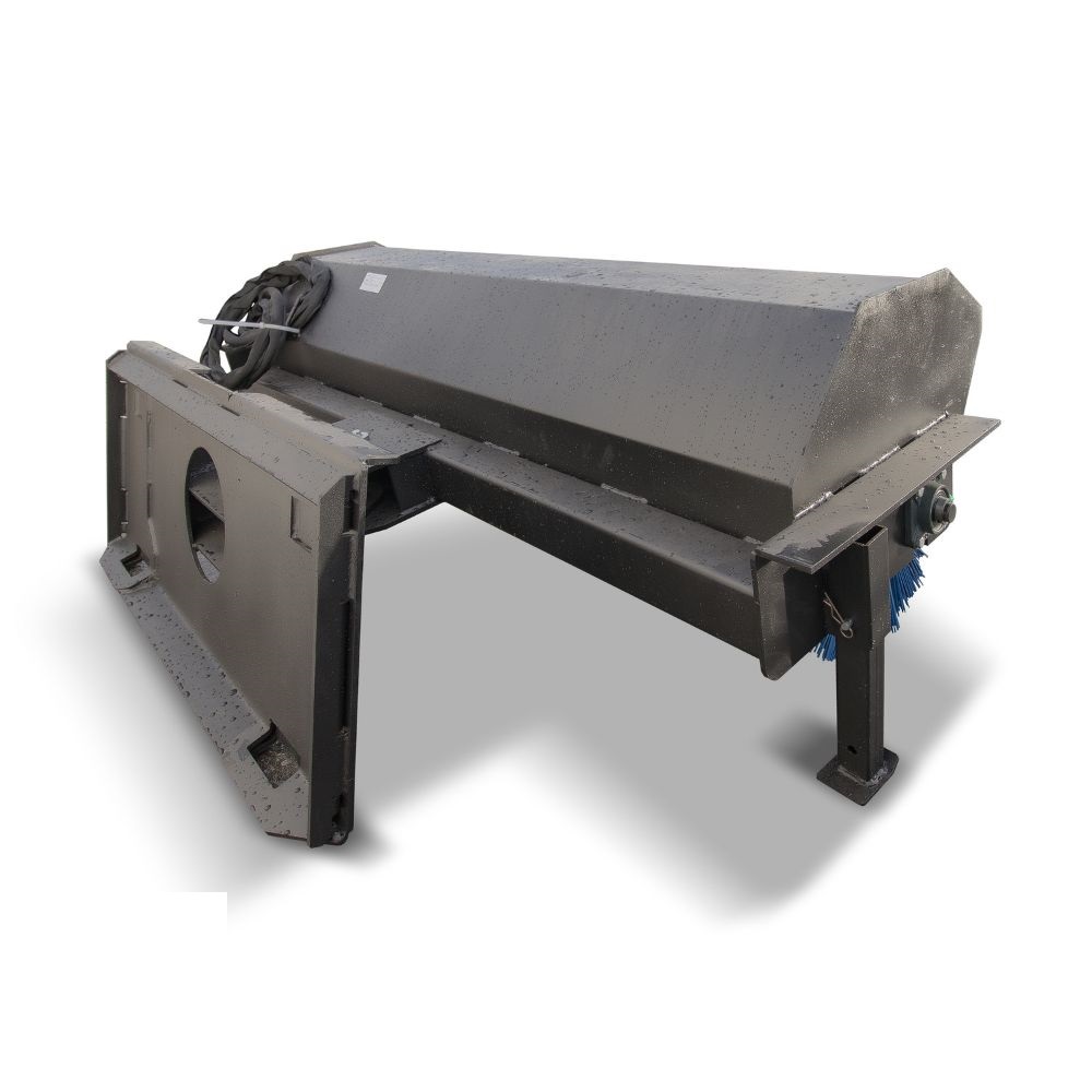 M&B | 72″ Skid Steer Angle Broom - Charlie Container Crew Pty Ltd