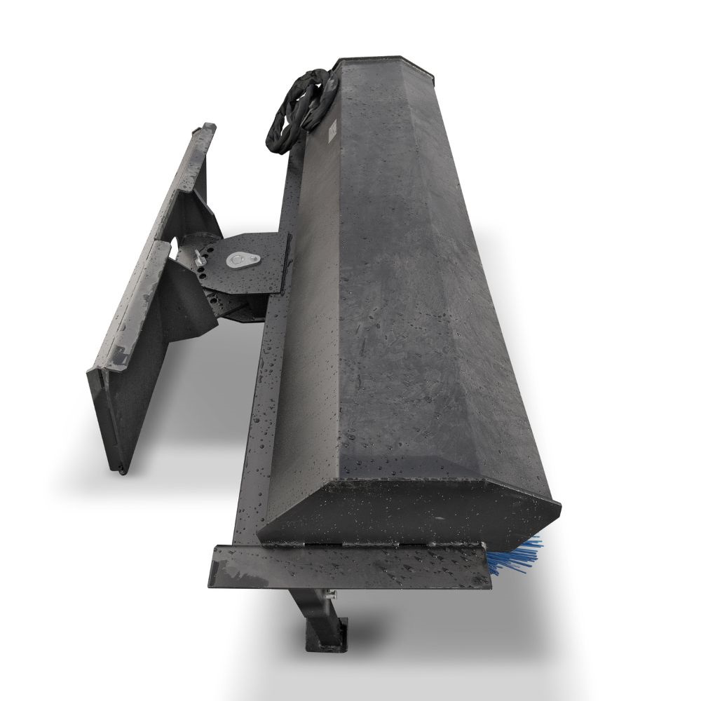 M&B | 72″ Skid Steer Angle Broom - Charlie Container Crew Pty Ltd