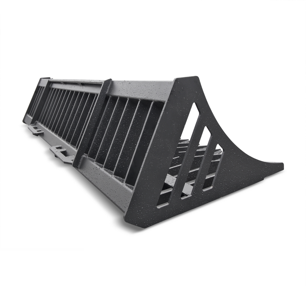 M&B | 84″ Skid Steer Skeleton Bucket - Charlie Container Crew Pty Ltd