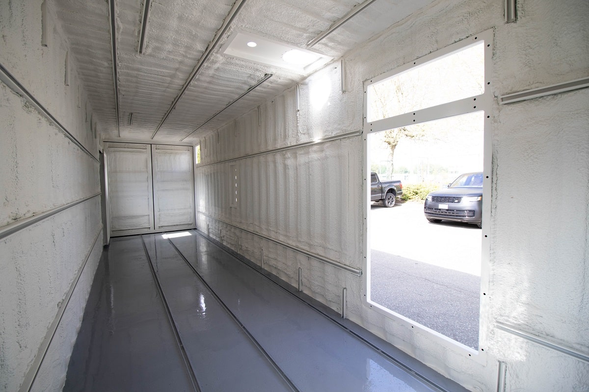 40’ Custom Mechanical Enclosure - Charlie Container Crew Pty Ltd