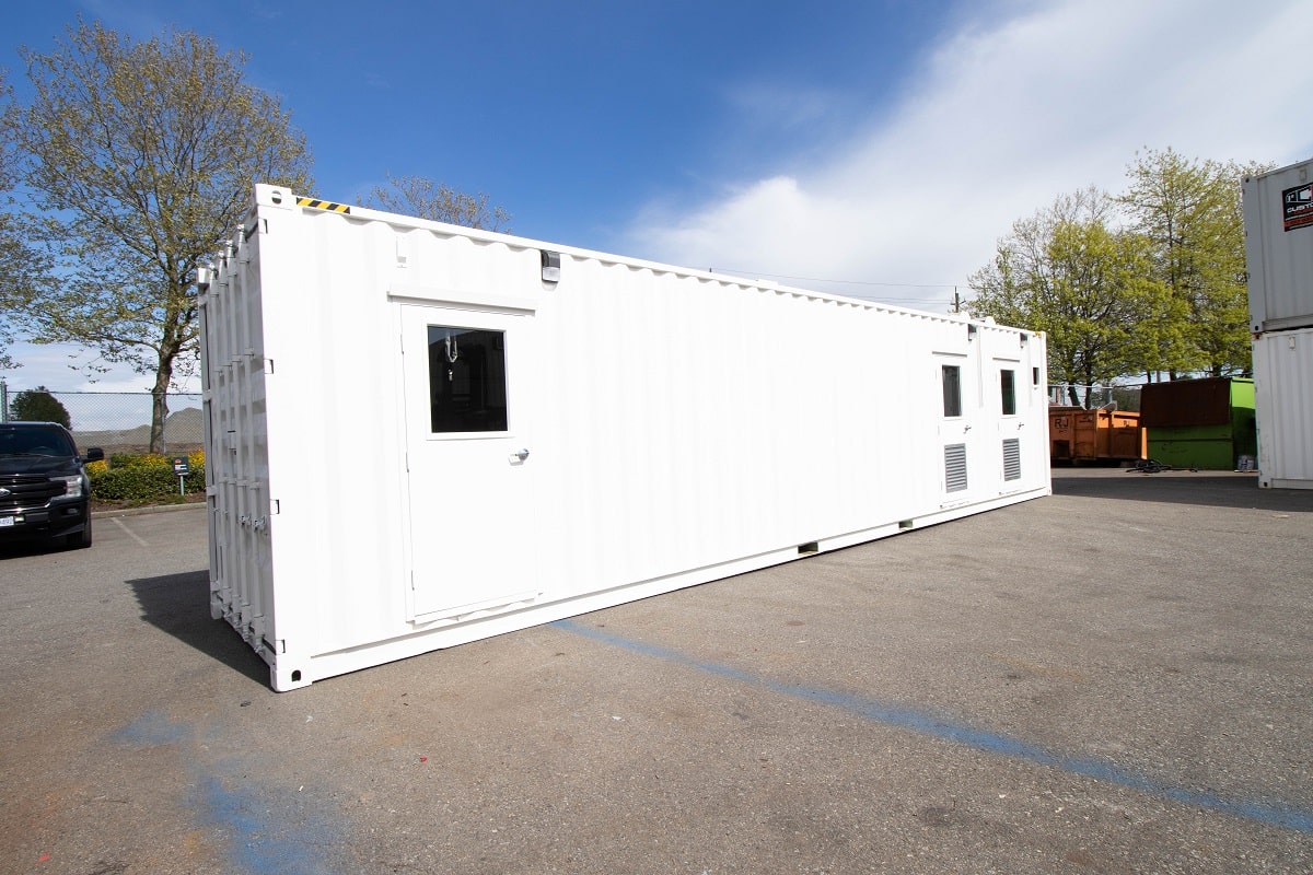 40’ Custom Mechanical Enclosure - Charlie Container Crew Pty Ltd
