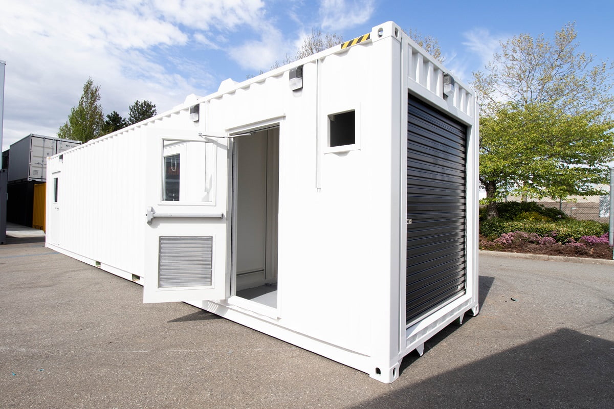 40’ Custom Mechanical Enclosure - Charlie Container Crew Pty Ltd