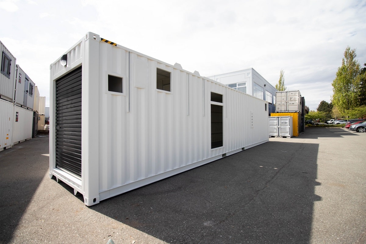 40’ Custom Mechanical Enclosure - Charlie Container Crew Pty Ltd