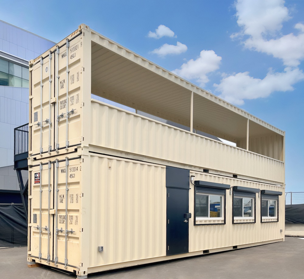 40’HC VIP Area with Patio for the Oilers - Charlie Container Crew Pty Ltd