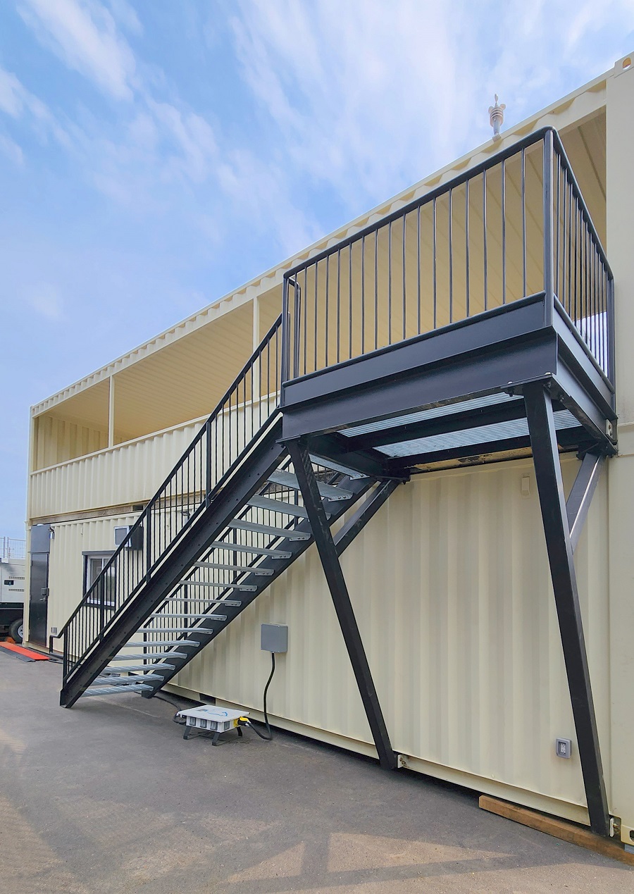 40’HC VIP Area with Patio for the Oilers - Charlie Container Crew Pty Ltd