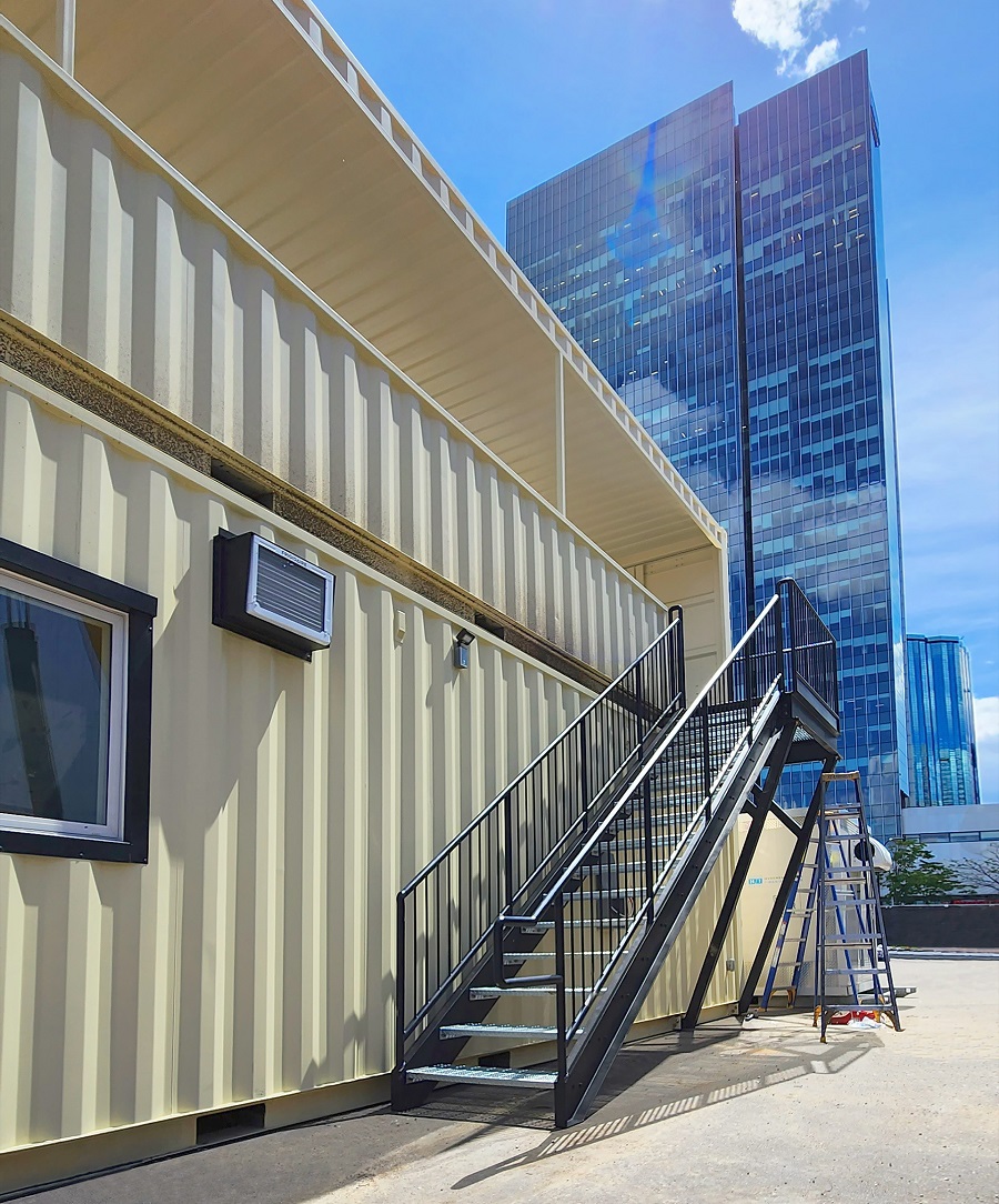 40’HC VIP Area with Patio for the Oilers - Charlie Container Crew Pty Ltd
