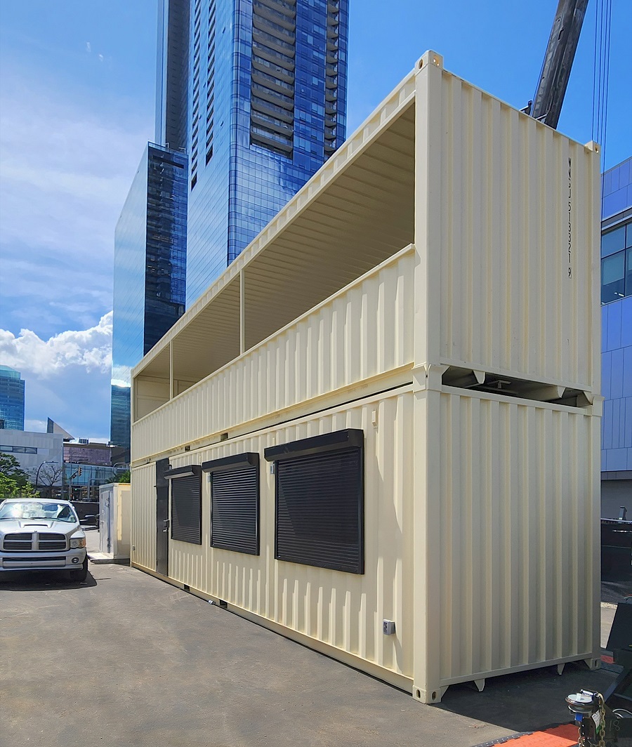 40’HC VIP Area with Patio for the Oilers - Charlie Container Crew Pty Ltd