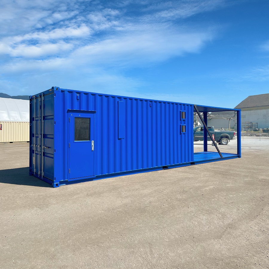 40’ Custom Equipment Enclosure - Charlie Container Crew Pty Ltd